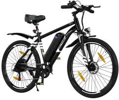 Elektrinis dviratis Hitway BK15, 26", 250W, juodas