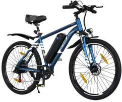 Elektrinis dviratis Hitway BK15, 26", 250W, mėlynas