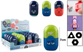 Teka Drožtukas CRAZY FACE, MP, su konteineriu ir trintuku, plastikinis
