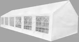 Proginė palapinė 12 x 6 m, balta
