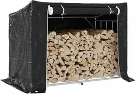 Stovas malkoms su apdangalu nuo lietaus, 151x80,5x110,5cm