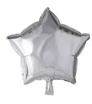 Globos Europe Bv Sidabrinis folijos balionas, žvaigždė