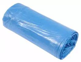 HDPE šiukšlių maišai 30L, 20vnt., mėlyni, 12mkr - 100 ritinėlių