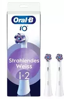 „Oral-B iO“ spinduliuojančios baltos šepetėlių galvutės (2 pakuotės)