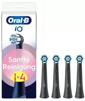 Oral-B iO šepetėlių galvutės juodos, 4 vnt.