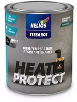 Helios TESSAROL karščiui atsparūs dažai PRO HEAT PROTECT 400˚C, Sidabro, Pakuotė: 0,75 L