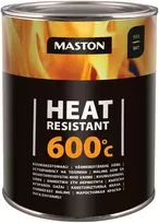 Maston Oy Suomija Karščiui atsparūs MASTON dažai 600°С, Juoda, Pakuotė: 1 L
