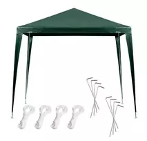 Lauko pavėsinė 2,5x2,5 m, žalia