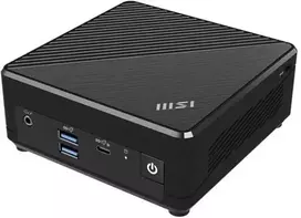 Mini Desktop PC MSI Cubi N ADL S-225BEU Intel N100 / 8GB / 512GB SSD / WiFi 5 + BT 5.0 / 2x1Gbps / Windows 11 Home / juodos spalvos