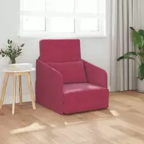 Sofa lova Vyno raudona 65 x 80 x 83 cm Aksomas