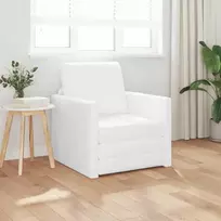 Sofa lova 60cm Balta Dirbtinė Oda