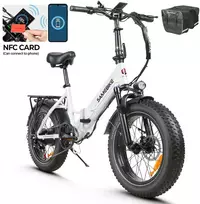 Elektrinis dviratis Samebike LOTDM200, 20", 750W, 13Ah, baltas