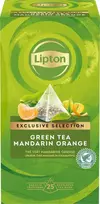 Lipton Išskirtinio rinkinio arbata su mandarinų ir apelsinų skoniu, piramidės formos, 25 pakeliai