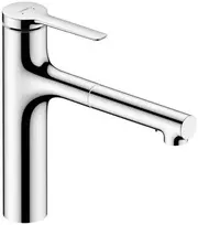 Hansgrohe virtuves izlietnes maisītājs ar izvelkamu dušu Zesis M33-160 2jet, hroms + sBox