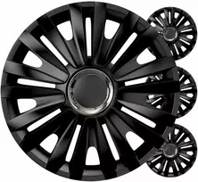 Versaco Ratų gaubtai 4 vnt. Royal, juodi 15"