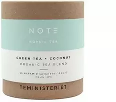 Teministeriet - PASTABA Žalias Tea Coconut Organic - 20 arbatos pakelių