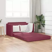 Sofa lova 110cm Vyno raudona audinys