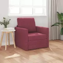 Sofa lova Vyno raudona 74 x 77 x 81 cm audinys