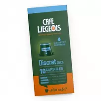 Kavos kapsulės be kofeino, suderinamos su Nespresso® Charles Liégeois Discret Deca, 10 vnt.