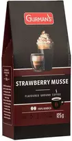 GURMAN'S Braškinių putėsių skonio malta kava 125g