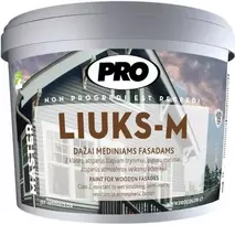 Medinių fasadų dažai PRO COLORE LIUKS–M, 3 l, geltona