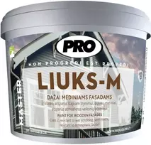 Dažai mediniams fasdams LIUKS-M pilka 10 L