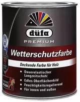 Medienos dažai Düfa Premium Wetterschutzfarbe sidabrinė pilka 2,5 L