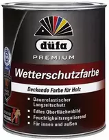 Medienos dažai Düfa Premium Wetterschutzfarbe šokoladinė ruda 2,5 L