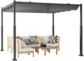 Promotions Lauko pergola, 310x310x225 cm, pilka