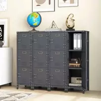 Promotions Metalo organizavimo spintelė, 30x35x100 cm, ruda