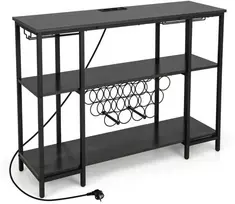 Promotions Vyno lentyna, 113x35x85 cm, Pilka