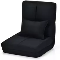 Promotions Sulankstomas miegamasis sofa-lova, 61x72.4x61 cm, juoda