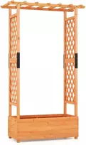 Promotions Pakelta lysvė su treliu, 223,5x63,5x134,6 cm, natūrali