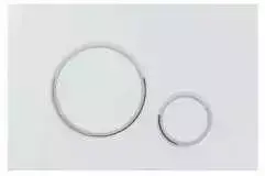 AQ.501-30205 / AQUAFORM / OPTIMA CIRCLE / CIRCLE TUALETO MYGTUKAS Baltas + CHROMAS / M770