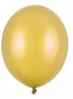 Balionai stiprūs 30cm 100 vnt auksiniai