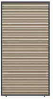 Reguliuojamų horizontalių žaliuzių panelė pavėsinėms Pergola ELEGANCE/DELUXE/FUSION 1.3 m, Woodgrain (123.5 cm)