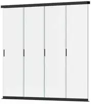 Stumdoma stiklinė sienelė pavėsinėms Pergola ELEGANCE/DELUXE/FUSION 3 m, Anthracite