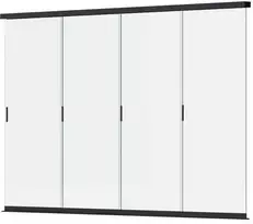 Stumdoma stiklinė sienelė pavėsinėms Pergola ELEGANCE/DELUXE/FUSION 4 m, Anthracite