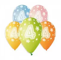 Viborg Ballon As Skaičių balionai, 4 metai, 5 vnt.