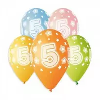 Viborg Ballon As Skaičių balionai 5 metai, 5 vnt.