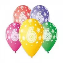 Viborg Ballon As Skaičių balionai, 6 metai, 5 vnt.