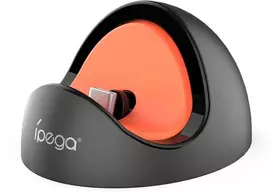 iPega SW2041 Mini Charger Dock for Switch Lite/Nintendo Switch/Nintendo Switch 2 juodos spalvos/raudonos spalvos