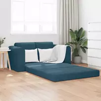 Sofa lova Mėlyna 148 x 71 x 83 cm Aksomas