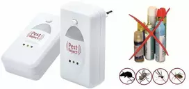 Elektromagnetinė ir ultragarsinė graužikų ir vabzdžių atbaidymo priemonė, 2W