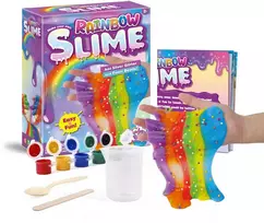 Km Slime slaimo gaminimo rinkinys su akvarele ir putplasčio rutuliukais spalvotas