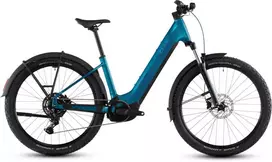 Elektrinis dviratis Cube Reaction Hybrid Performance 600 FE Easy Entry 27.5 electricblue'n'dazzle 2026-L (Dydis: L)