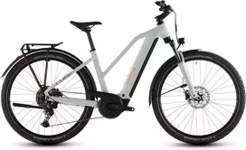 Elektrinis dviratis Cube Nuride Hybrid Performance 600 Trapeze desertstone'n'pilkas 2026-54 cm (Dydis: 54 cm)