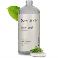 Habys Žaliųjų lapų masažo aliejus, 1000 ml