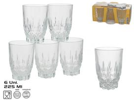 Stiklinių komplektas Kitchen&GO, stiklas, 0.225 l, 6 vnt.