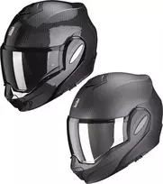 Atverčiamas šalmas Scorpion Exo-Tech Evo Solid Carbon
